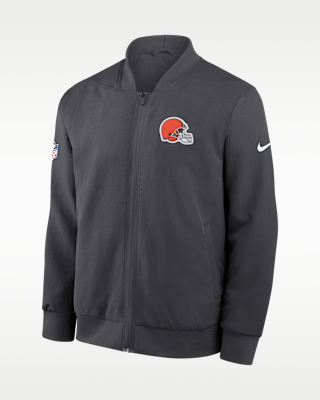 Cleveland Browns Sideline Men's Nike NFL Full-Zip Bomber Jacket